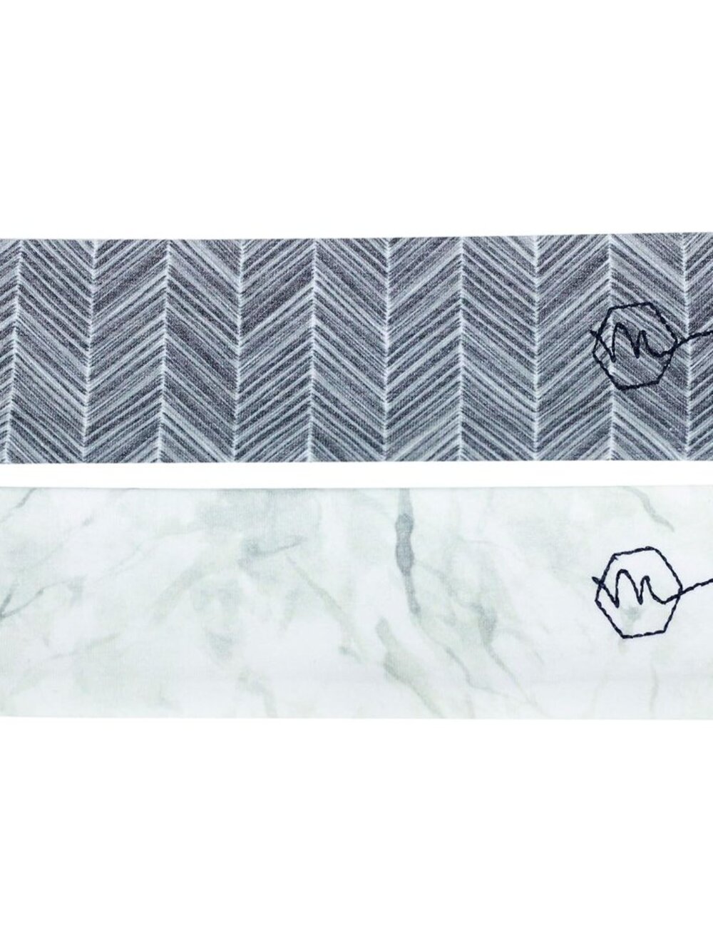 2" Wide Workout Headbands for Women 2 Pack – Non-Slip Sweatbands for Gym, Runnin